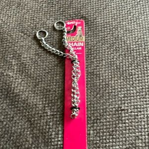 Pet wear  dog collar 18 neck size , and leash, both new